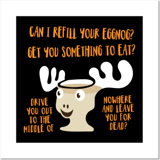 'Can I Refill Your Eggnog?' Cool Christmas Lampoon Posters and Art